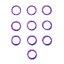 Motorola 32012144005 Purple Antenna ID Band Kit: 32012144005